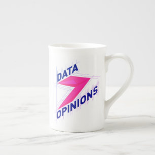 DATA > MENINGEN   Geek Bone China Mok - Helder