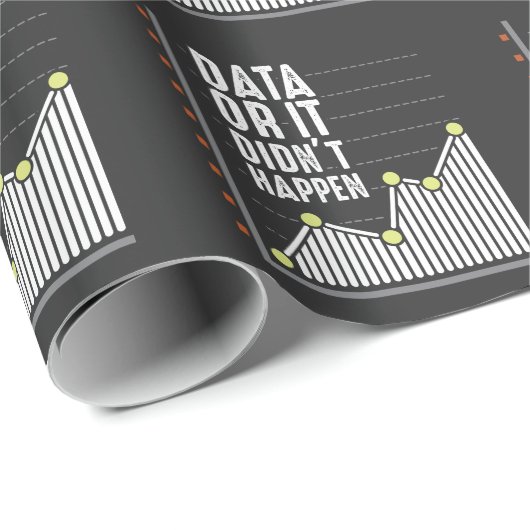 Data Nerd Behavior Analyst Statistics Scientist Cadeaupapier (Rol Hoek)