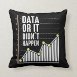 Data Nerd Behavior Analyst Statistics Scientist Kussen<br><div class="desc">Het perfecte cadeautje voor een geregistreerde gedragstechnicus,  gegevenszenders en statistische geeks van Computer Scientist.</div>