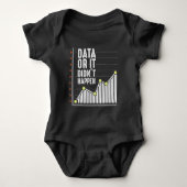 Data Nerd Behavior Analyst Statistics Scientist Romper (Voorkant)