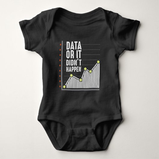 Data Nerd Behavior Analyst Statistics Scientist Romper (Voorkant)