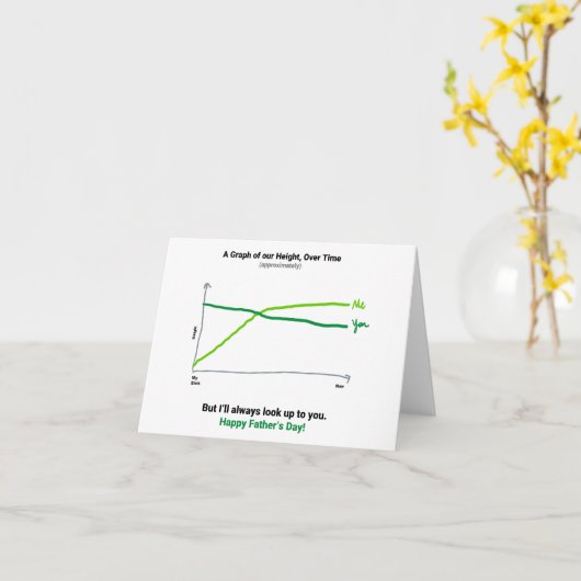 Data Nerd Vaderdag Card Kaart (Gele Bloem)