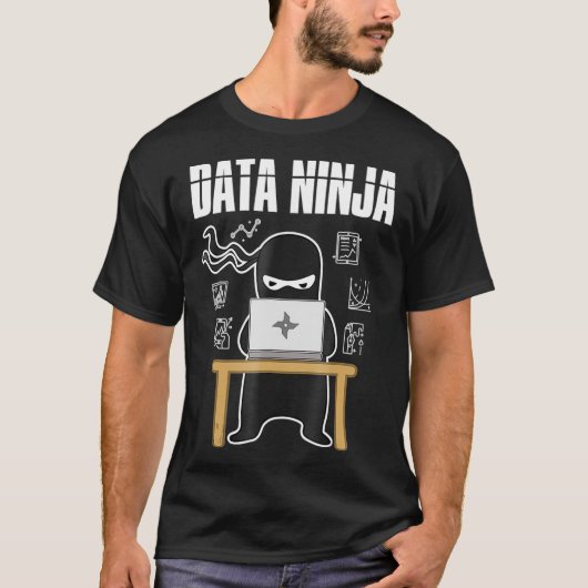 Data Ninja Data Analyst Gift Shirt (Voorkant)