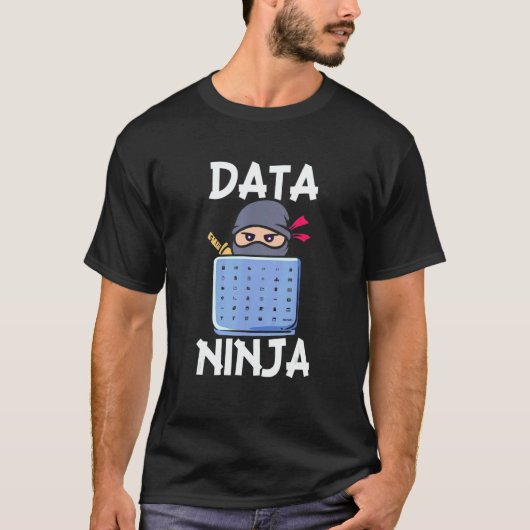 Data Ninja T-shirt (Voorkant)