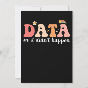 Data of het gebeurde niet gedragsanalist Groovy Kaart