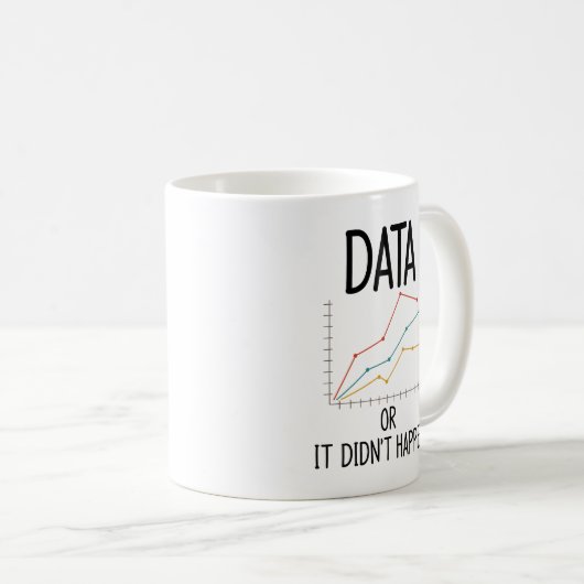 Data of het is niet gebeurd koffiemok (Voorkant rechts)