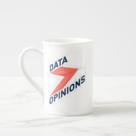 DATA > OPINIONS Bone China Mug | Geek Coffee Cup Porselein Kop