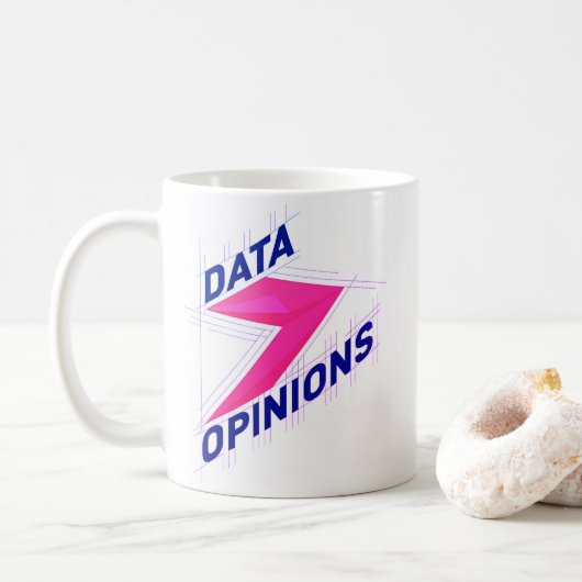 DATA > OPINIONS Mok - Gekke koffiekop - Helder (Met donut)