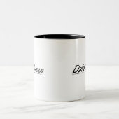Data Queen - Accounting Two-Tone Coffee Mok (Center)