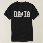 Data Rocks White Print T-shirt (Design voorkant)