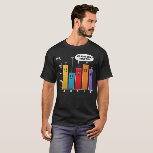 Data Science Analysis T-shirt (Voorkant volledig)