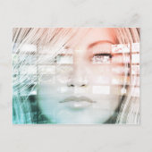 Data Science and Analytics als Abstract Briefkaart (Voorkant)