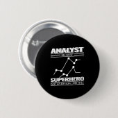 Data Science Data-analist Gegevens Technologie Sta Ronde Button 5,7 Cm (Voorkant /achterkant)