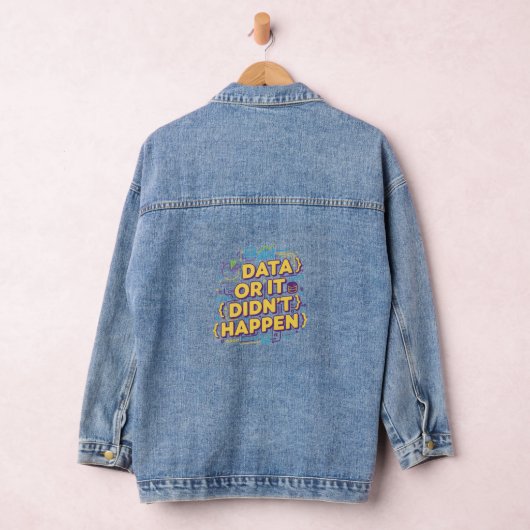 Data Science Design - Data of het is niet gebeurd Denim Jacket (Hangar)