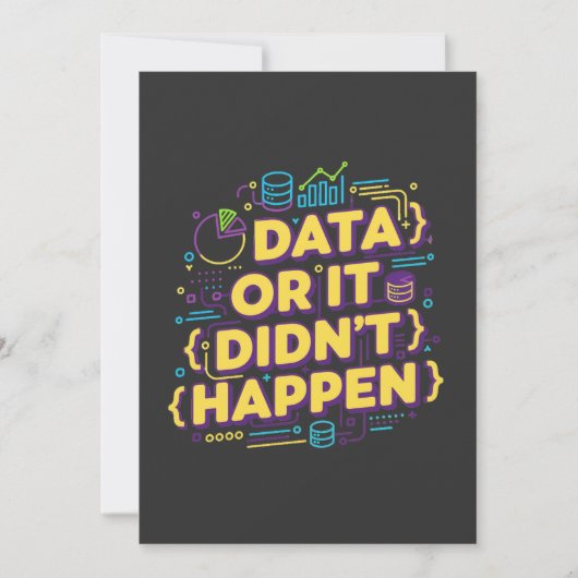 Data Science Design - Data of het is niet gebeurd Kaart (Voorkant)