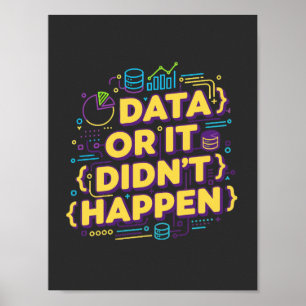 Data Science Design - Data of het is niet gebeurd Poster