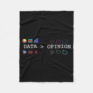 Data Science en statistiek gegevens zijn groter da Fleece Deken