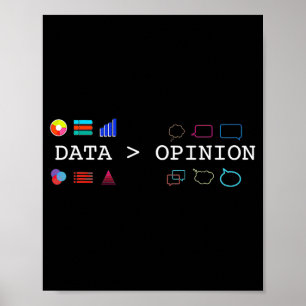 Data Science en statistiek gegevens zijn groter da Poster