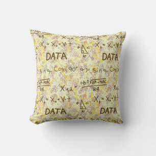 Data Science en Statistiek Patroon Decoratie Kussen