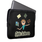 Data Science Laptop Sleeve (Voorkant Rechts)