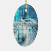 Data Science Machine Learning met Brain Keramisch Ornament (Rechts)