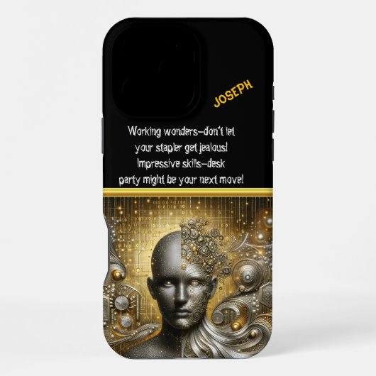 Data Science ontmoet creativiteit iPhone Hoesje (Achterkant)