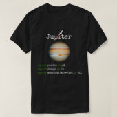 Data science Python programmeerbare numerieke pand T-shirt (Design voorkant)