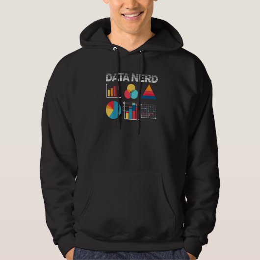 Data Science Scientist Data Analyst Researcher Dat Hoodie (Voorkant)