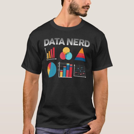 Data Science Scientist Data Analyst Researcher Dat T-shirt (Voorkant)