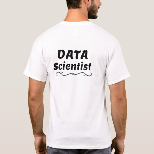 Data Science Shirt, Programmeur Shirt, Data Analis T-shirt (Achterkant)