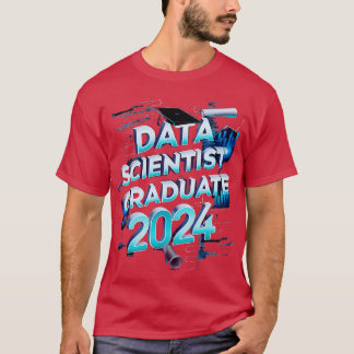 data scientist Afstuderen 2024 Grappig Statistisch T-shirt