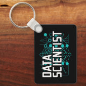 Data Scientist Data Analyst Gift Sleutelhanger (Voorkant)