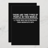 Data Scientist Er zijn twee soorten mensen in de Kaart (Voorkant / Achterkant)