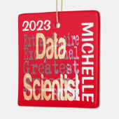 Data Scientist Extraordinaire CUSTOM Keramisch Ornament (Links)