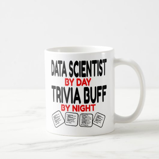 Data Scientist houdt van spelen Trivia Koffiemok (Rechts)