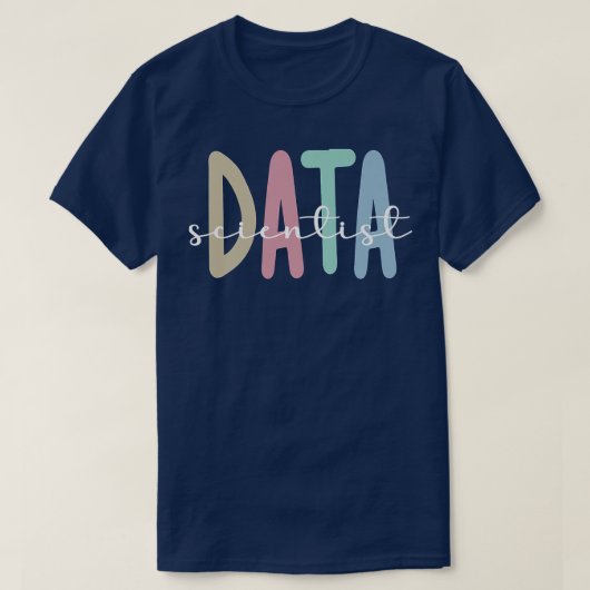 Data Scientist Machine Learning Data Science Premi T-shirt (Design voorkant)