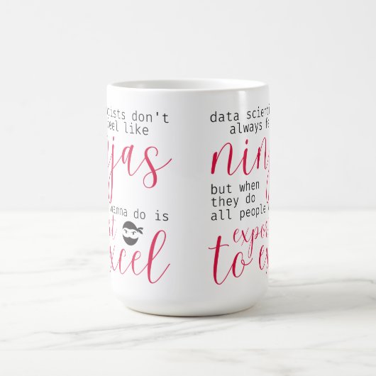 Data Scientist Ninjas (voor vrouwen in tech) Koffiemok (Center)