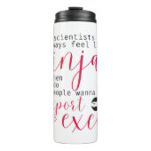 Data Scientist Ninjas (voor vrouwen in tech) Thermosbeker (Voorkant)