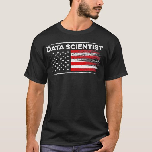 Data Scientist Succesvol Data Science Mining Analy T-shirt (Voorkant)