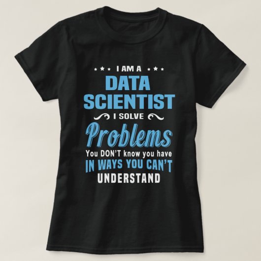 Data Scientist T-shirt (Design voorkant)