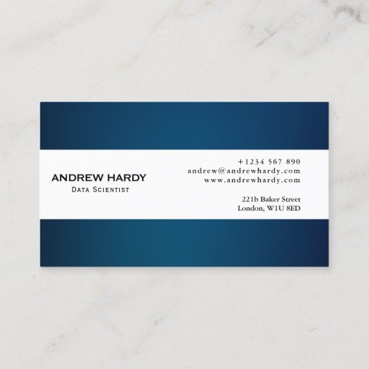 Data Scientist Visitekaartje (Achterkant)
