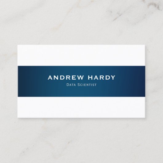 Data Scientist Visitekaartje (Voorkant)