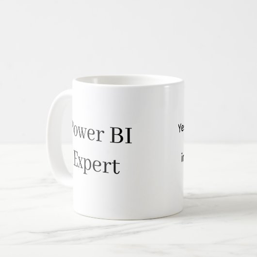 Data Scientist's Echte Baan - BI Expert/Excel Koffiemok (Voorkant links)