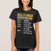 Data Steward Hourly Rate Data Officer Steward T-shirt (Voorkant)