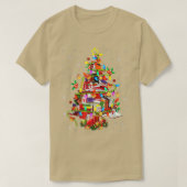 Data Tree Library Xmas Lights Boom Lover Libr T-shirt (Design voorkant)