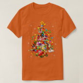 Data Tree Library Xmas Lights Boom Lover Libr T-shirt (Design voorkant)