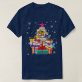Data Tree Library Xmas Lights Boom Lover Libr T-shirt (Design voorkant)