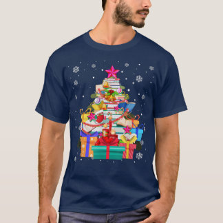 Data Tree Library Xmas Lights Boom Lover Libr T-shirt