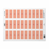 Data verdwenen tekst vloerkleden etiket (Full Sheet)