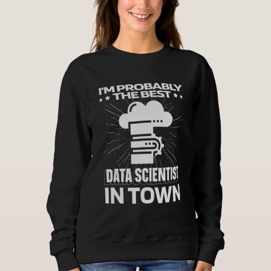 Data Wetenschapper Servers Ingenieur Zakelijk Da Trui (Voorkant)